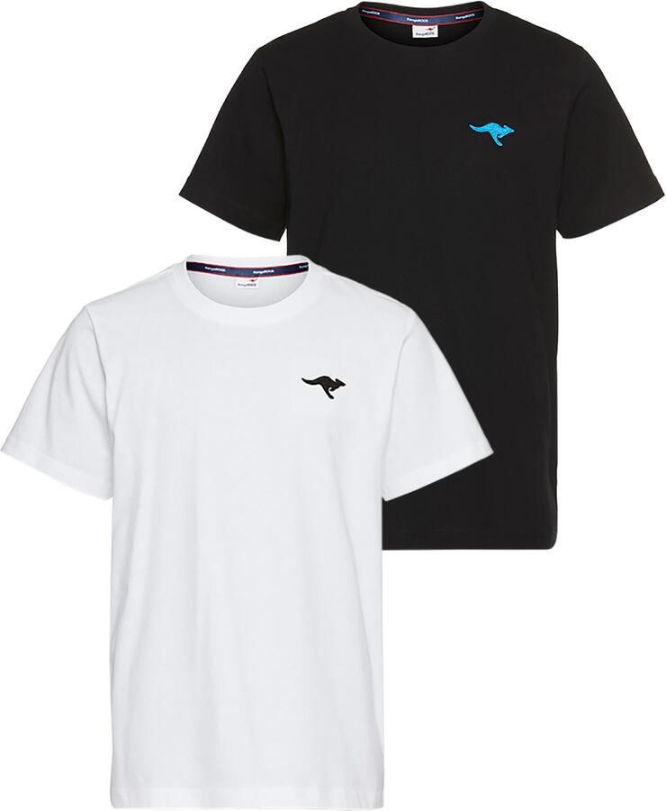 KangaROOS T-shirt 2-pack T-shirts met kleine borduursel (set 2-delig) - Foto 6