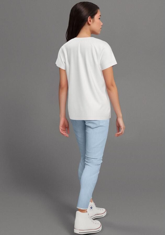 KangaROOS T-shirt HAPPINESS COMES grote frontprint - Foto 4