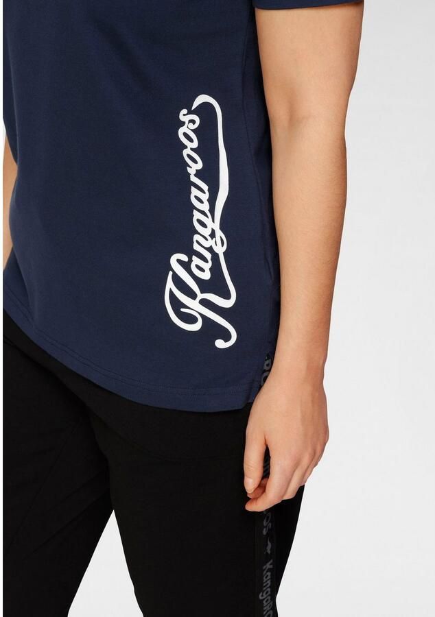 KangaROOS T-shirt Korte Mouw casual effen grote Maten - Foto 3