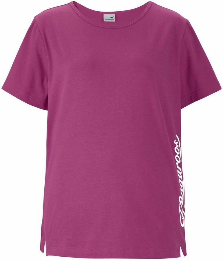 KangaROOS T-shirt Korte Mouw casual effen grote Maten