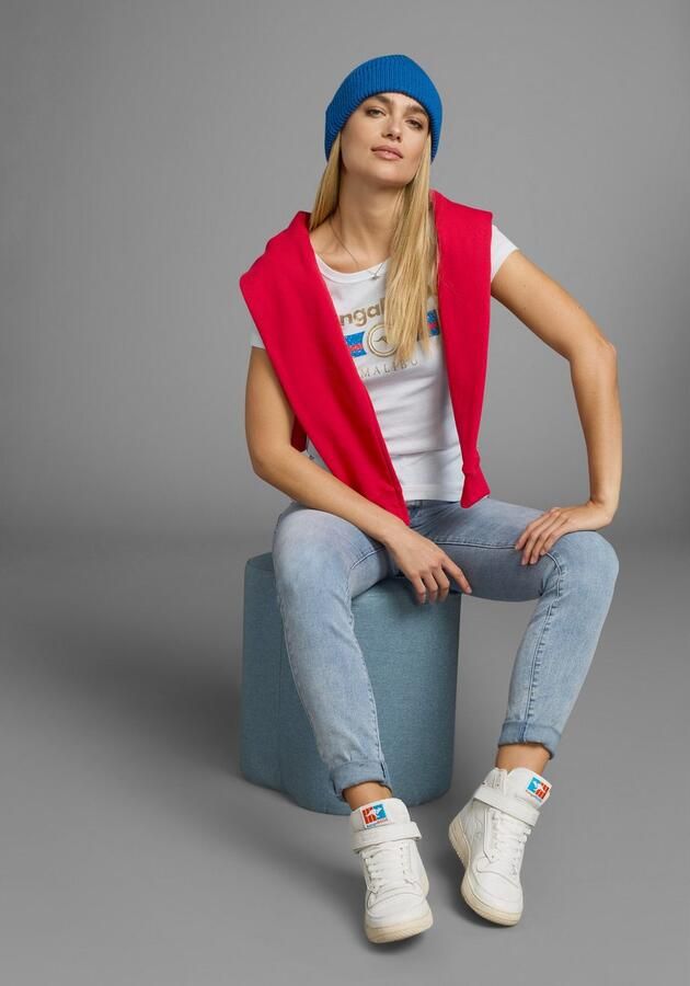 KangaROOS T-shirt Korte mouwen effen en bedrukt ronde hals (1-delig) - Foto 13