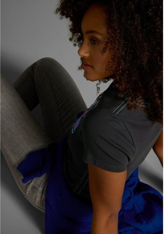 KangaROOS T-shirt Korte mouwen effen en bedrukt ronde hals (1-delig)