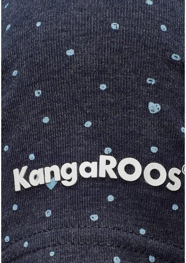 KangaROOS T-shirt Korte mouwen elastische ribstof met hartpatroon ronde hals