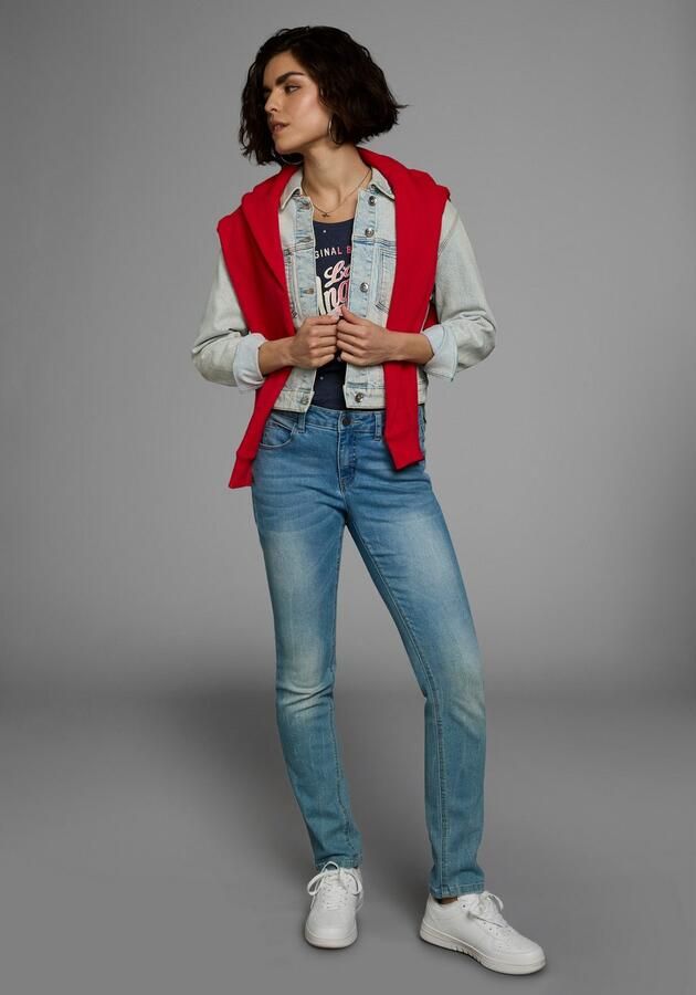 KangaROOS T-shirt Korte mouwen figuurvolgende pasvorm van 100% katoen - Foto 5