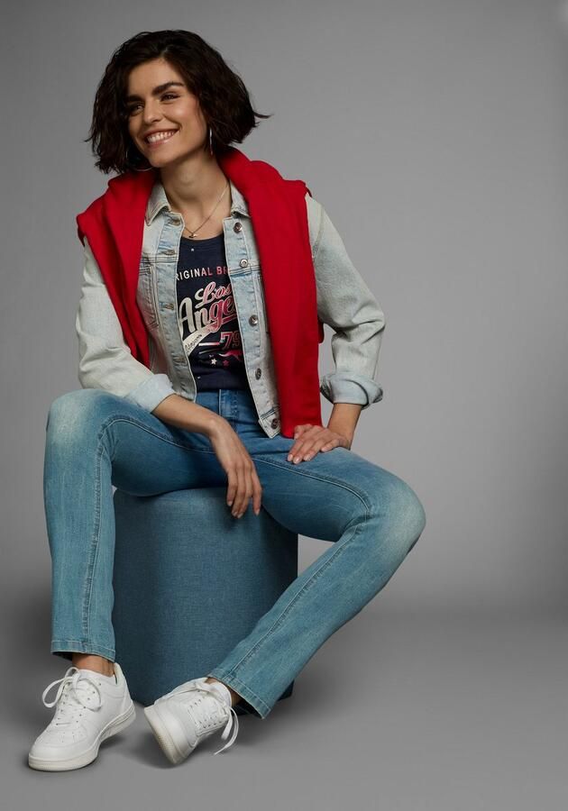 KangaROOS T-shirt Korte mouwen figuurvolgende pasvorm van 100% katoen - Foto 6