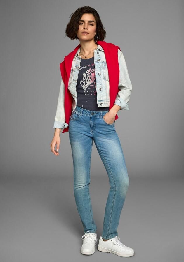 KangaROOS T-shirt Korte mouwen figuurvolgende pasvorm van 100% katoen - Foto 8