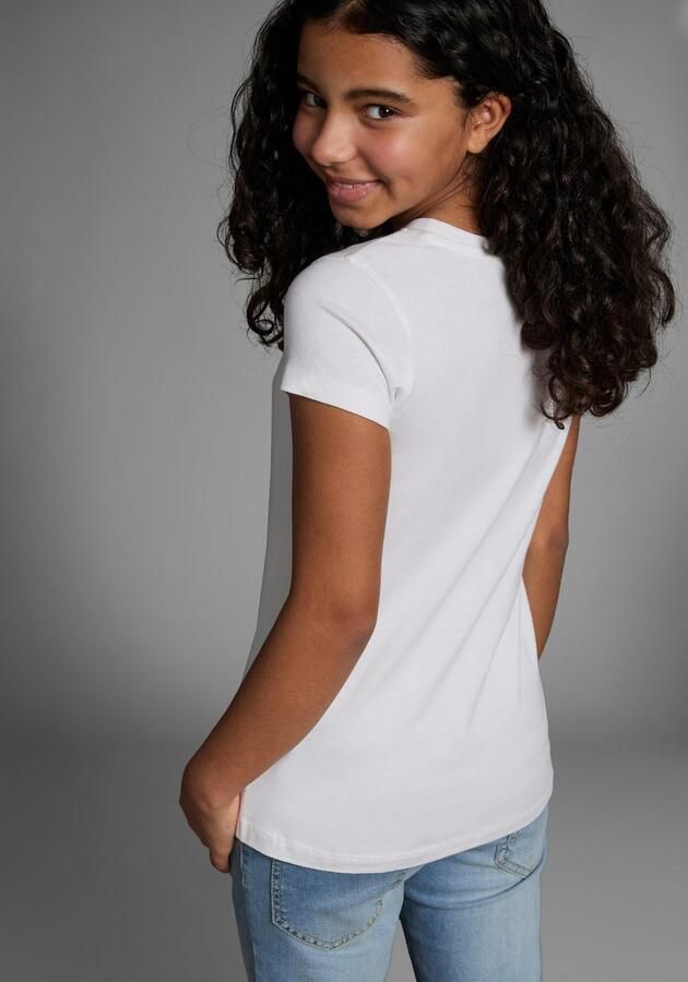 KangaROOS T-shirt Korte mouwen getailleerde snit met logoprint ronde hals - Foto 5