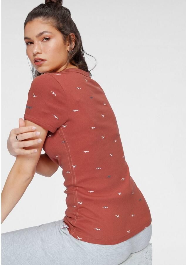 KangaROOS T-shirt korte mouwen zeer figuurvolgend en heupbedekkend - Foto 4