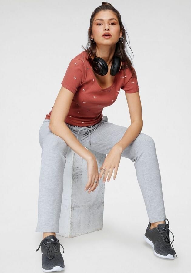 KangaROOS T-shirt korte mouwen zeer figuurvolgend en heupbedekkend - Foto 6