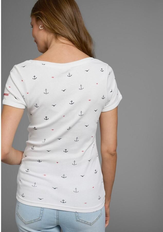 KangaROOS T-shirt korte mouwen zeer figuurvolgend en heupbedekkend - Foto 14