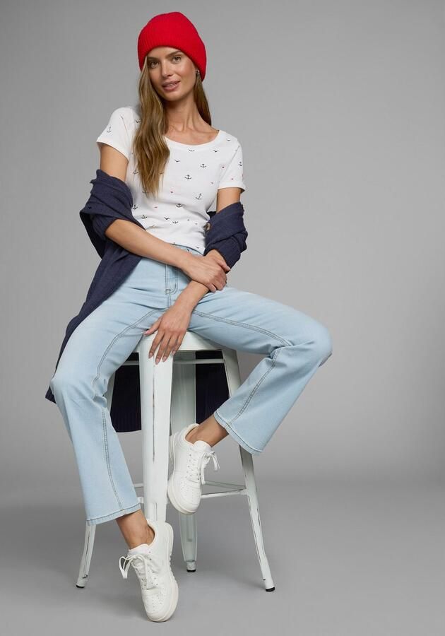 KangaROOS Capuchonvest met opgestikte zakken en brede ribboorden