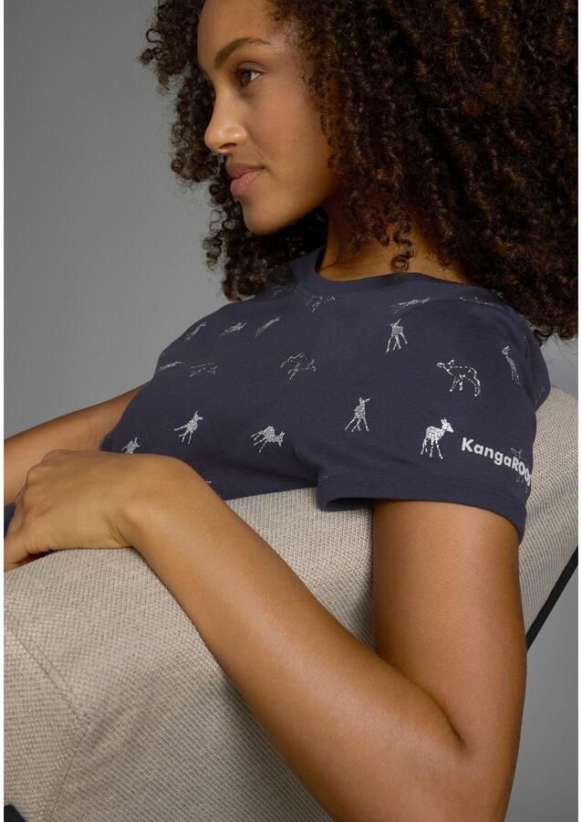 KangaROOS T-shirt korte mouwen zeer figuurvolgend en heupbedekkend - Foto 4
