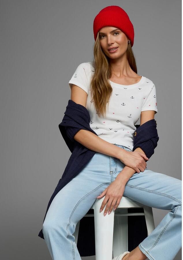 KangaROOS T-shirt korte mouwen zeer figuurvolgend en heupbedekkend - Foto 4