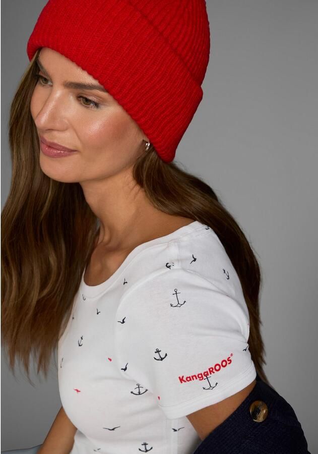 KangaROOS T-shirt korte mouwen zeer figuurvolgend en heupbedekkend - Foto 8