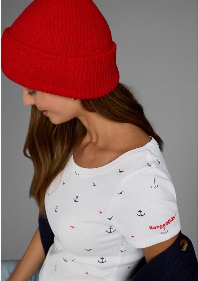 KangaROOS T-shirt korte mouwen zeer figuurvolgend en heupbedekkend - Foto 5