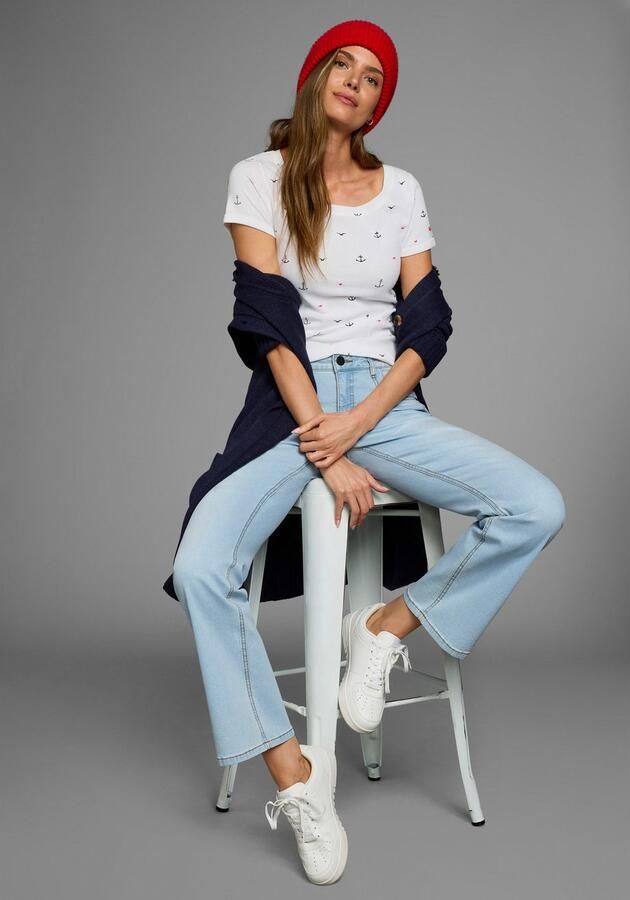 KangaROOS T-shirt korte mouwen zeer figuurvolgend en heupbedekkend - Foto 12