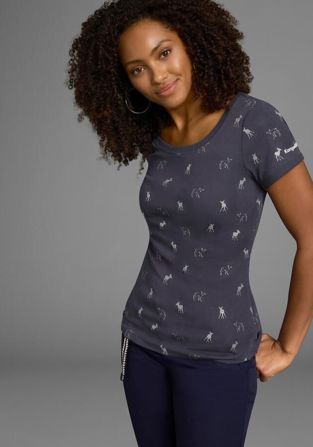 KangaROOS T-shirt korte mouwen zeer figuurvolgend en heupbedekkend - Foto 13