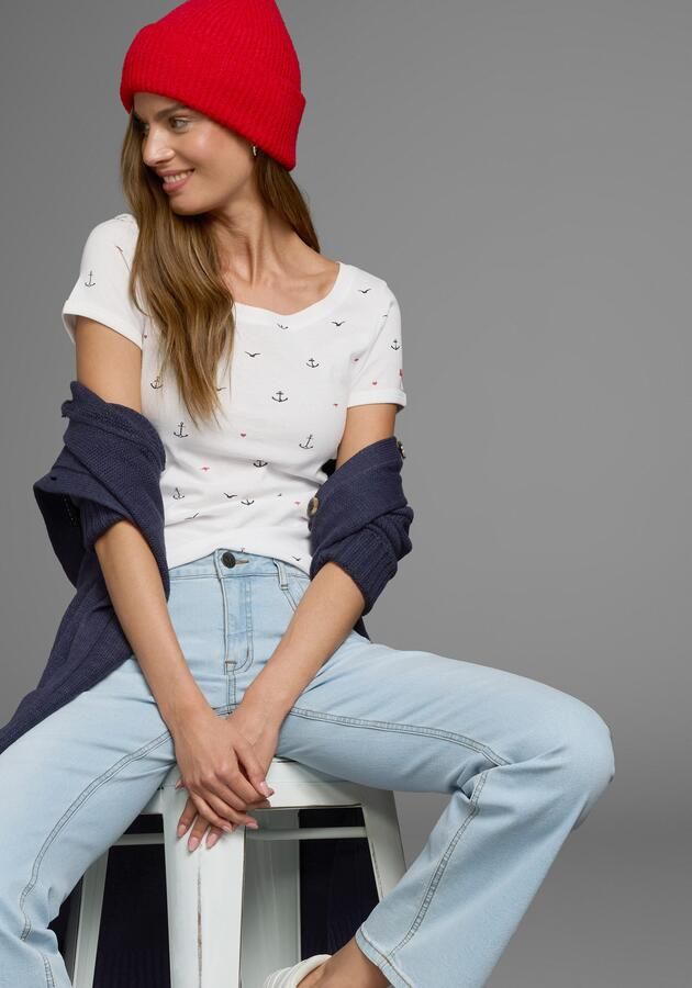 KangaROOS T-shirt korte mouwen zeer figuurvolgend en heupbedekkend - Foto 13