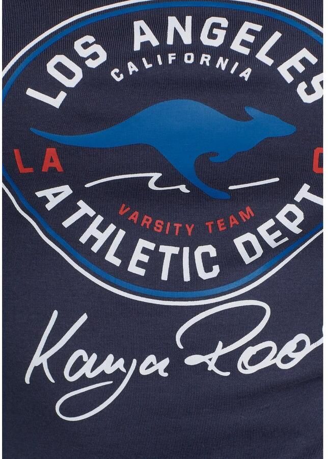 KangaROOS T-shirt Korte mouwen zeer figuurvolgend in vintage-ontwerp ronde hals