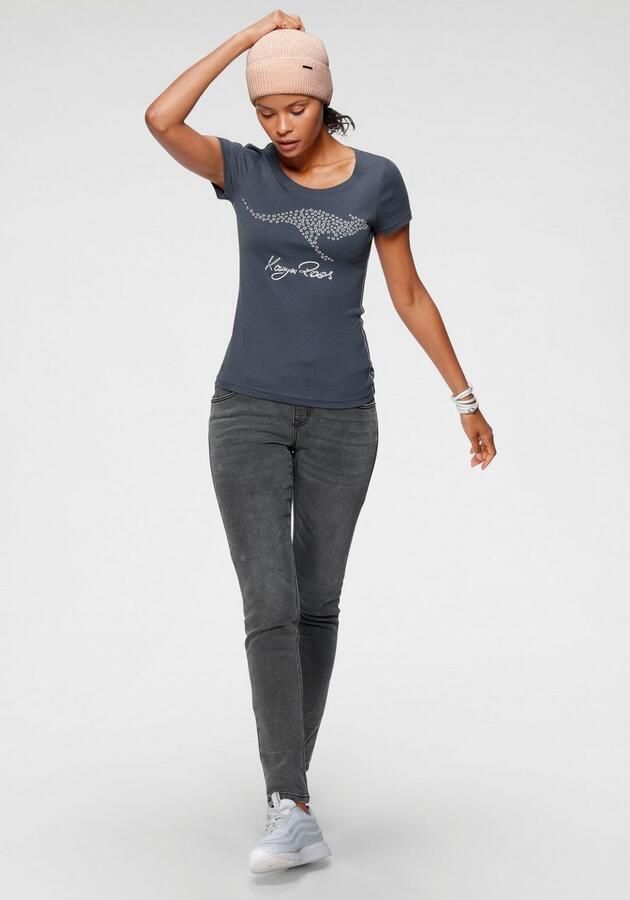 KangaROOS T-shirt Korte mouwen zeer figuurvolgende pasvorm - Foto 3