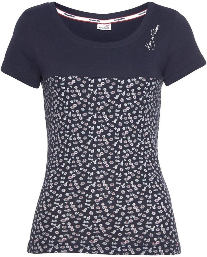 KangaROOS T-shirt Korte mouwen zeer figuurvolgende pasvorm van katoen - Foto 8