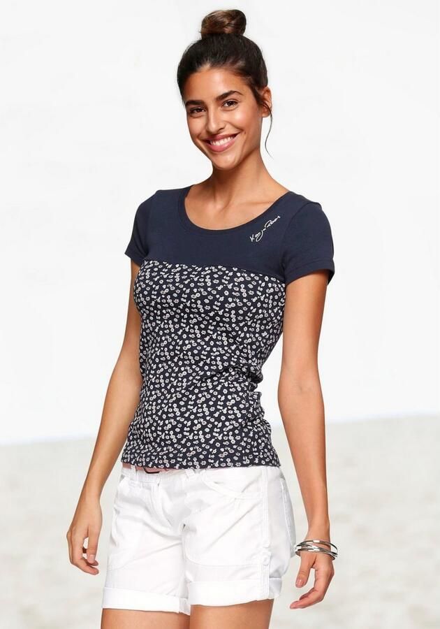 KangaROOS T-shirt Korte mouwen zeer figuurvolgende pasvorm van katoen - Foto 3