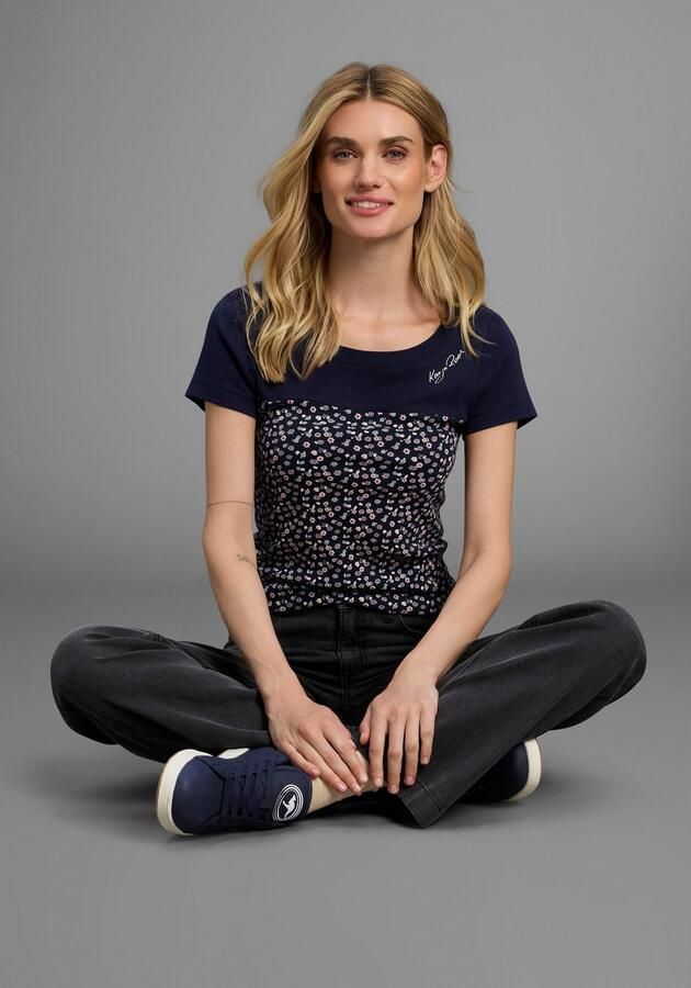 KangaROOS T-shirt Korte mouwen zeer figuurvolgende pasvorm van katoen - Foto 7