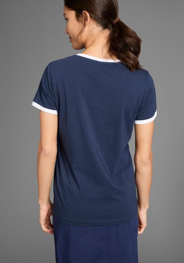 KangaROOS T-shirt met maritieme print en contrastdetails - Foto 3