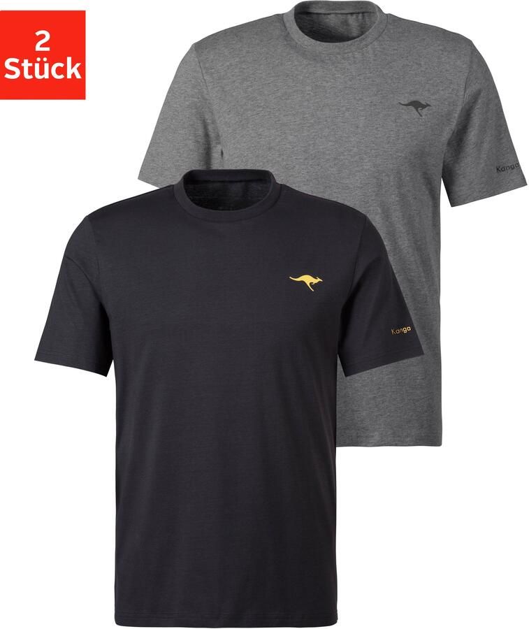 KangaROOS T-shirt met -print op borsthoogte (Set van 2) - Foto 2