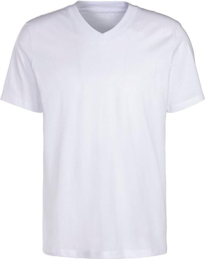 KangaROOS T-shirt Regular fit Vrijetijdsshirt met korte mouwen V-hals van 100% katoen (Set van 2) - Foto 2