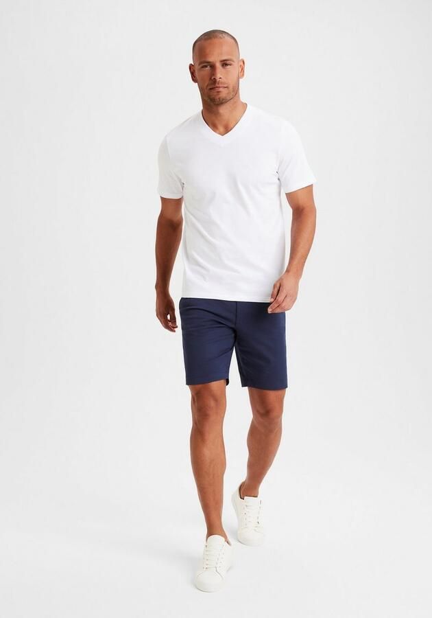 KangaROOS T-shirt Regular fit Vrijetijdsshirt met korte mouwen V-hals van 100% katoen (Set van 2) - Foto 7