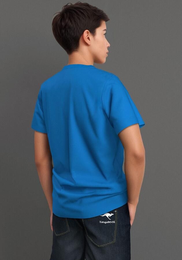 KangaROOS T-shirt TEAM-Print met logoprint voor jongens - Foto 4