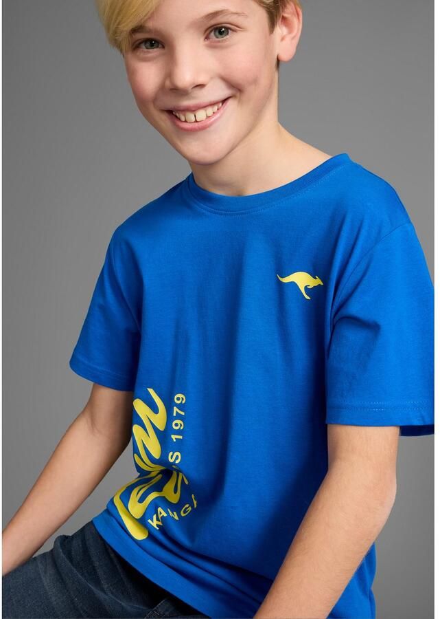 KangaROOS T-shirt TEAM-Print met logoprint voor jongens - Foto 2