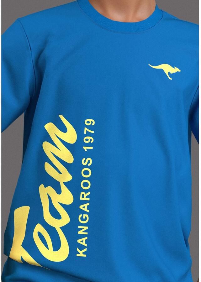 KangaROOS T-shirt TEAM-Print met logoprint voor jongens - Foto 3