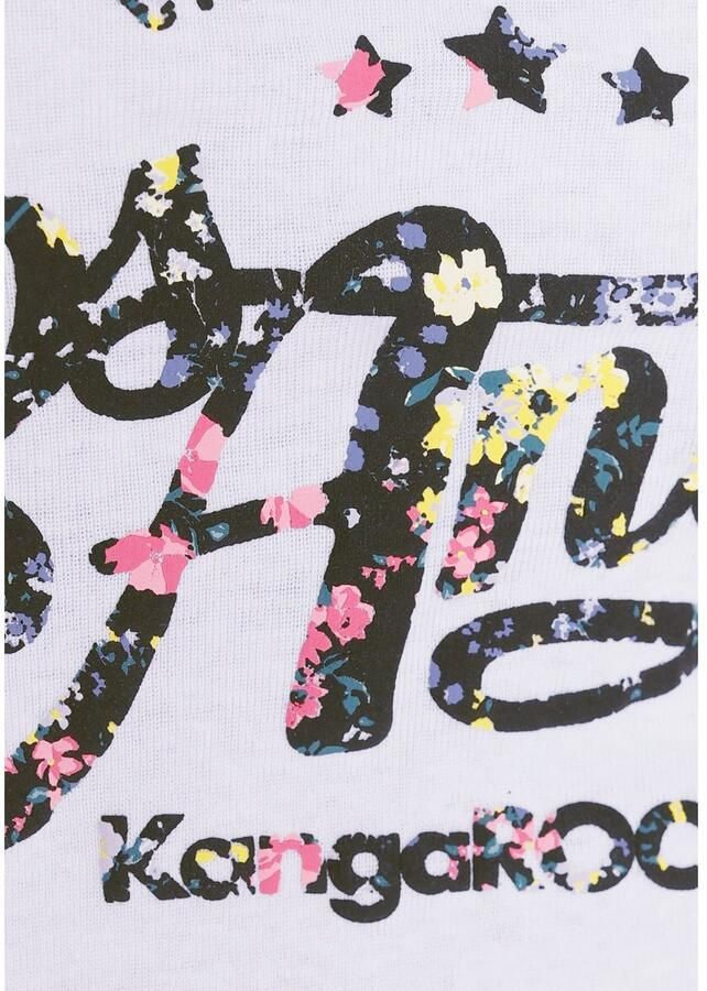 KangaROOS Tanktop met bloemige puff-print