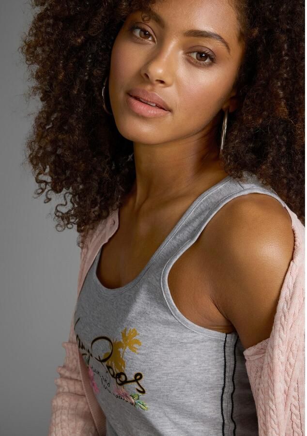 KangaROOS Tanktop met elegante frontprint - Foto 3