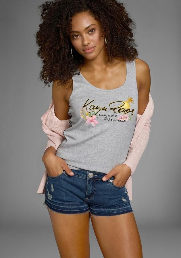 KangaROOS Tanktop met elegante frontprint - Foto 9