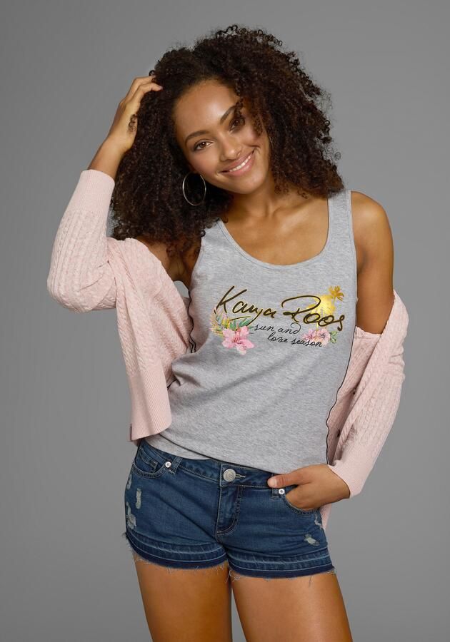 KangaROOS Tanktop met elegante frontprint - Foto 11