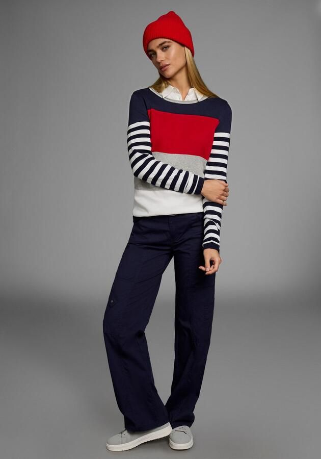 KangaROOS Trui met ronde hals in modieuze streep-look - Foto 5