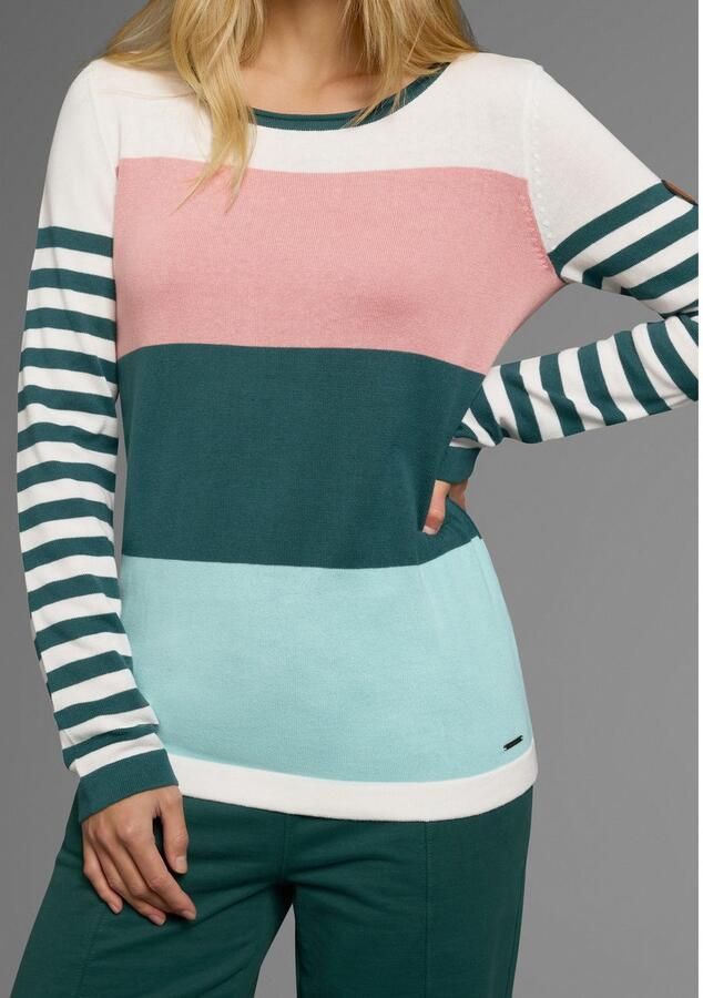 KangaROOS Trui met ronde hals in modieuze streep-look - Foto 2