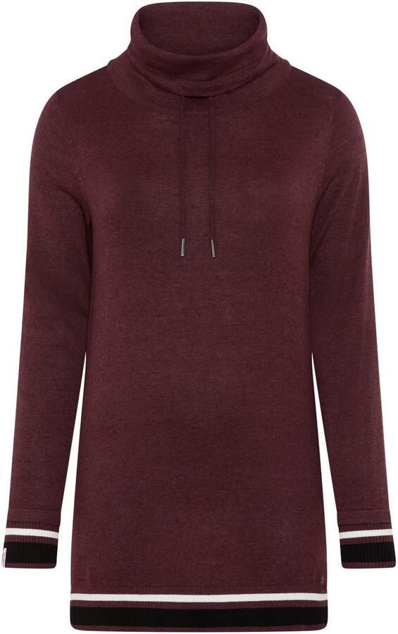 KangaROOS Trui met sjaalkraag met hoge sjaalkraag ook in grote maten - Foto 5