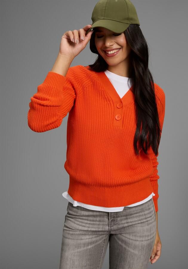 KangaROOS Trui met V-hals met v-hals - Foto 6