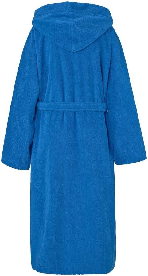 KangaROOS Uniseks badjas Cassidy voor & standaardlengte & extra lengte met zakken nen en katoen reizen hotel sauna s-3xl (1 stuk) - Foto 5