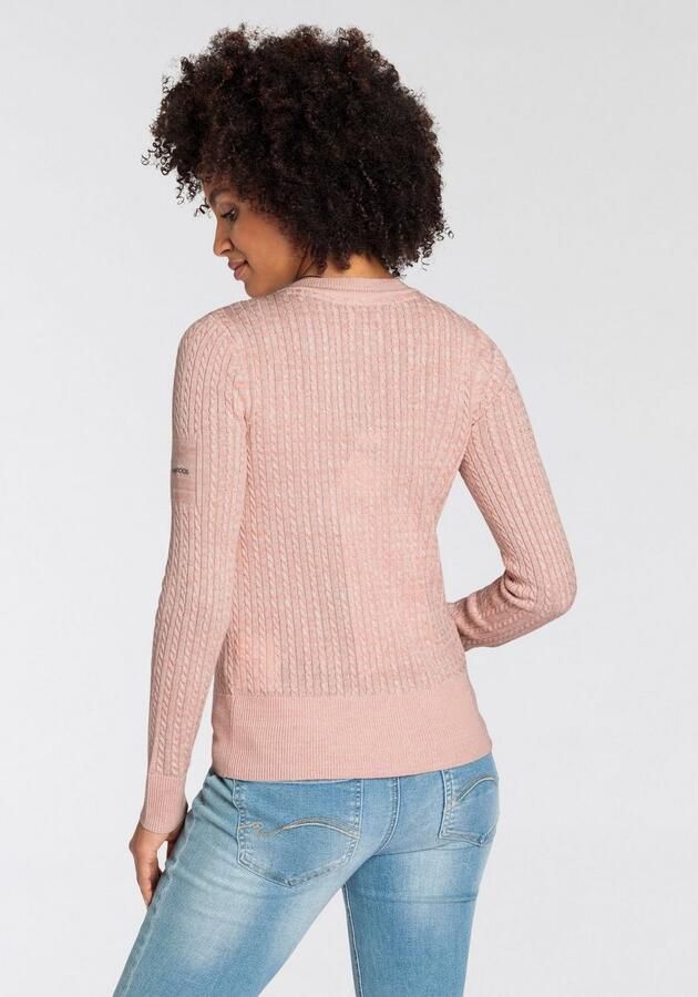 KangaROOS Vest Cardigan met kabelpatroon in mélange-look NIEUWE COLLECTIE - Foto 4