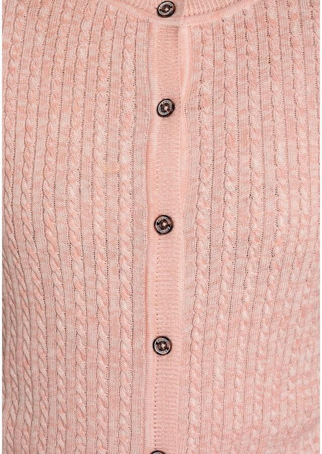 KangaROOS Vest Cardigan met kabelpatroon in mélange-look NIEUWE COLLECTIE - Foto 2