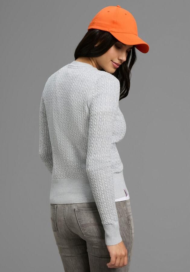 KangaROOS Vest Cardigan met kabelpatroon in mélange-look NIEUWE COLLECTIE - Foto 3