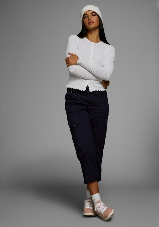 KangaROOS Vest van pointellebreisel - Foto 5