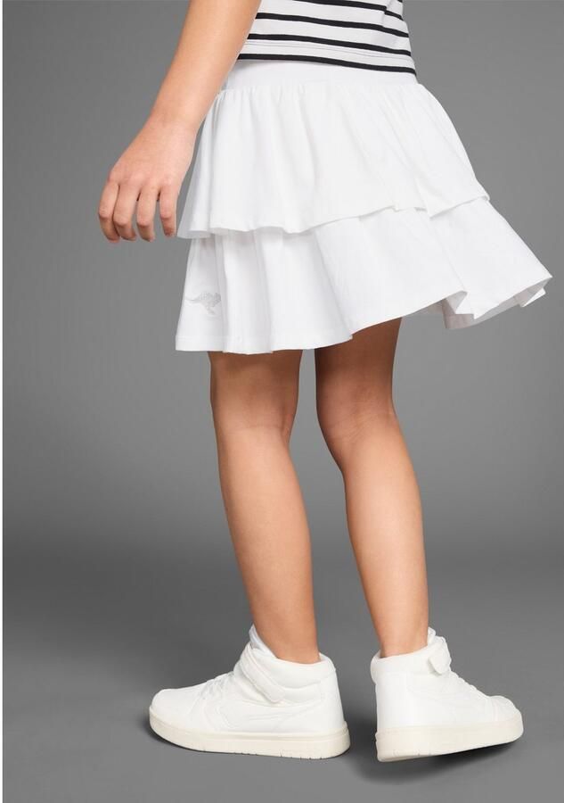 KangaROOS Volantrok Jersey rok met logoborduursel - Foto 3