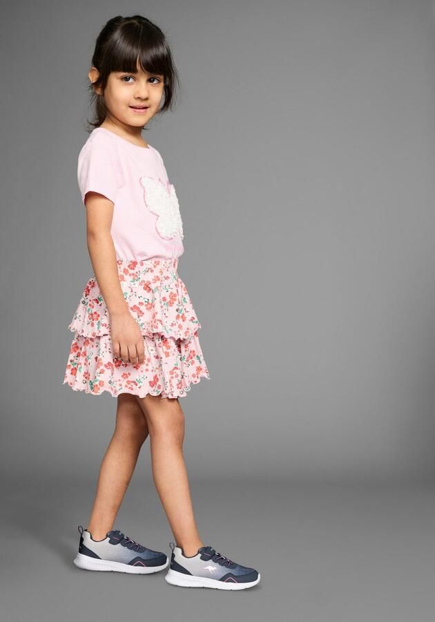 KangaROOS Volantrok Lagenrok in schattig bloe ontwerp - Foto 6