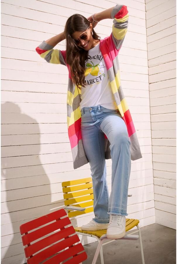 KangaROOS Lang vest met kleurrijke strepen